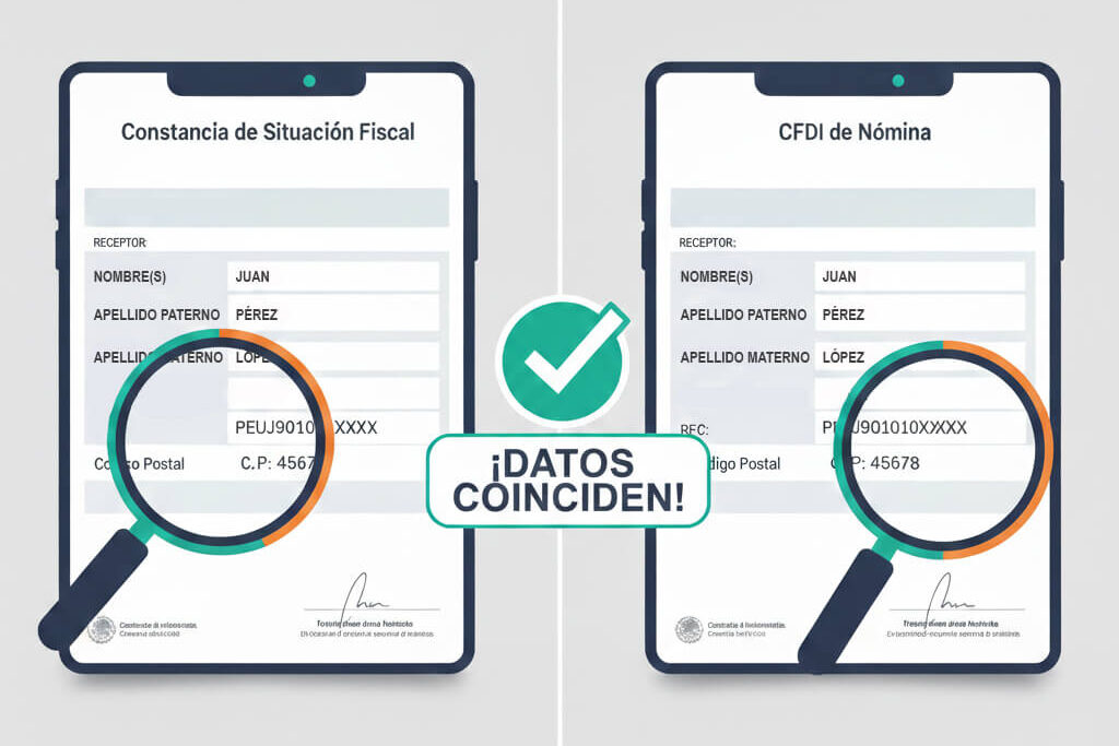 Datos obligatorios del CFDI de Nómina