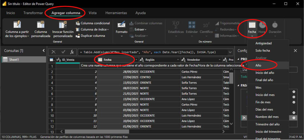 Transformar y Preparar Datos