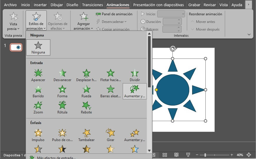 Cómo agregar animaciones en PowerPoint