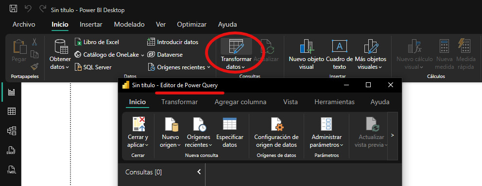 Editor de Power Query en Power BI