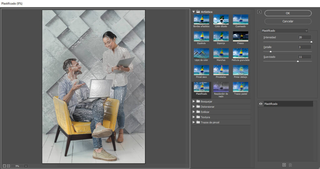 Filtros y efectos en Photoshop