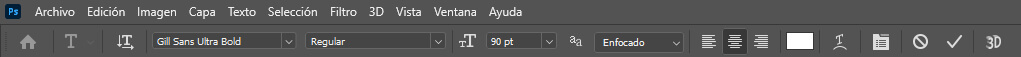 Texto y tipografía en Photoshop