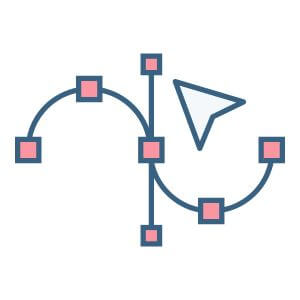 Diseño gráfico vectorial - Puntos de anclaje