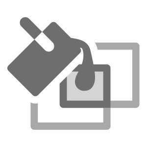 Diseño gráfico vectorial - Bote de pintura interactiva