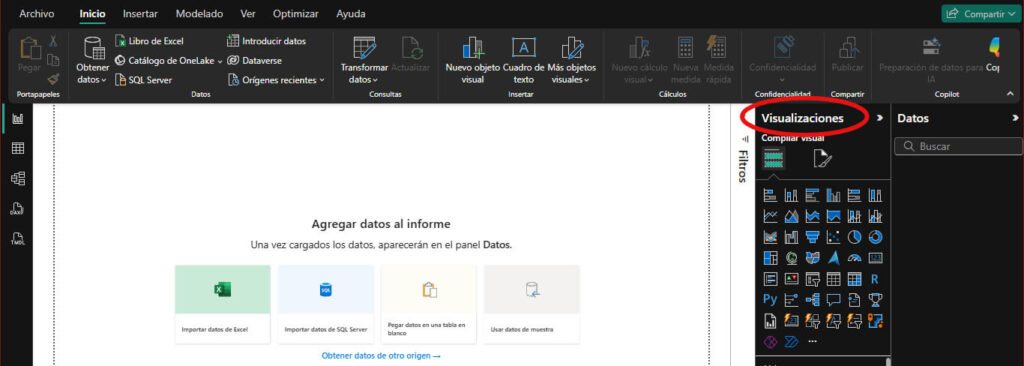Visualizando datos en Power BI