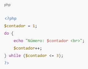 Bucle Do-While en PHP