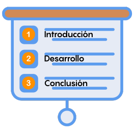 Estructura lógica del contenido de la presentación