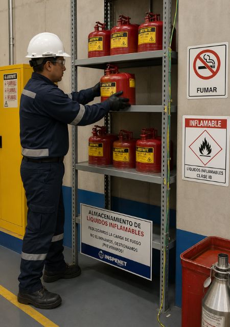 Manejo de materiales combustibles
