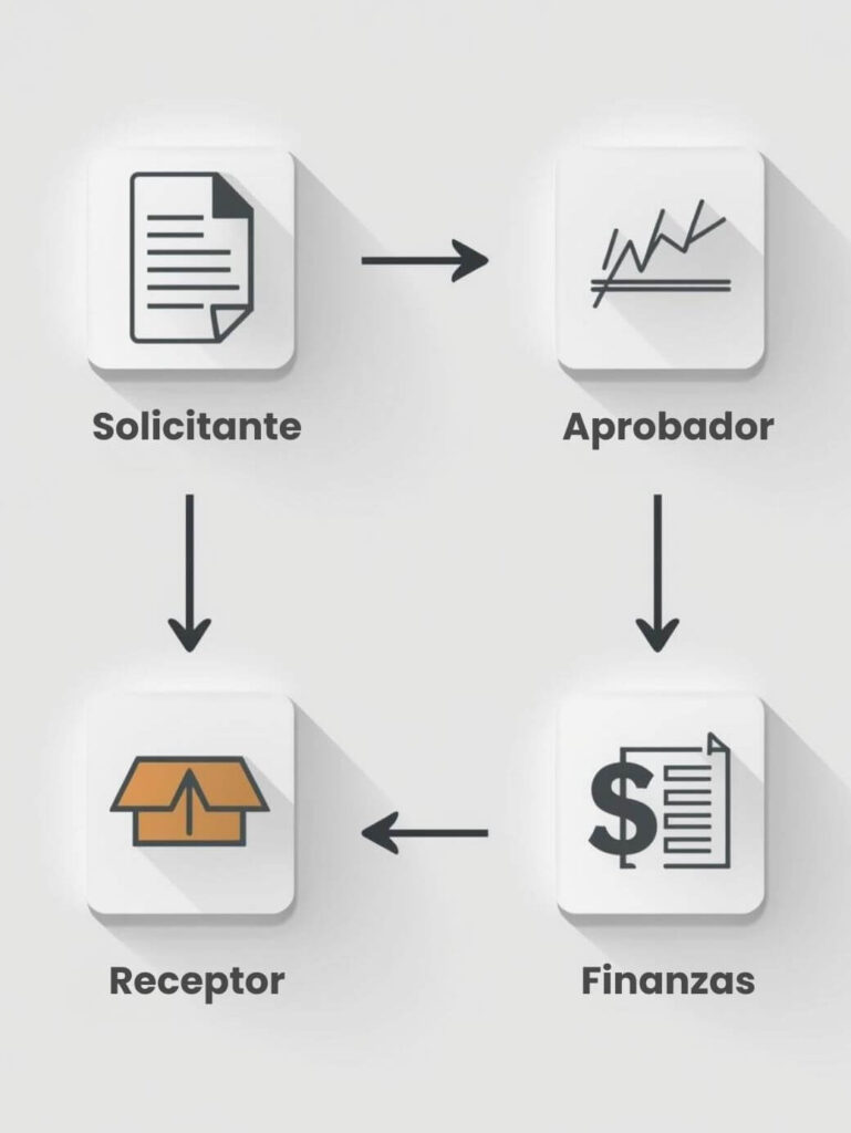 Autorización y segregación de funciones en Gestión de Compras