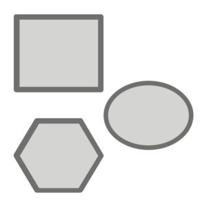 Herramientas de rectángulo, elipse y polígono